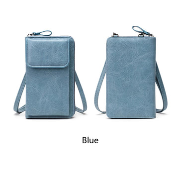 Xajzpa All-Match Zipper Shoulder Bag, Trendy Solid Color Phone Bag, Versatile Purse With Detachable Strap